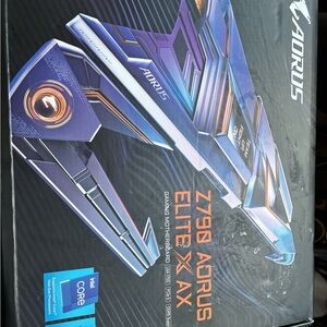 Z790 ELITE AX Gaming Motherboard - Black and Blue